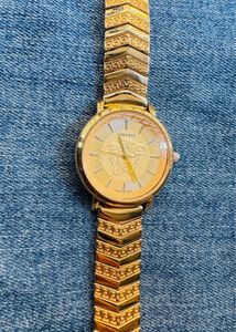 Versace Gold Party Wear Wedding Style Watch