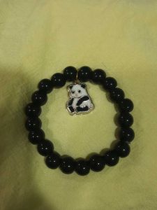 Black Panda Charm Bracelet