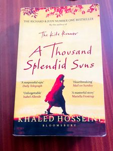 A Thousand Splendid Suns By Khaled Hosseini . This Novel is Awesome.You Must Read It. This Book is Like New Book . I Read It Once
