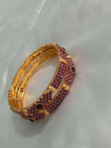 Ruby Bangles (Set of 2)