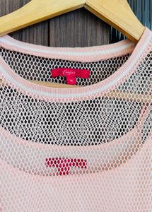 Baby Pink Net Dress