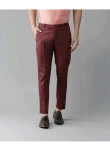 Maroon Formal Trousers for men