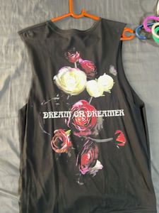 Rose Graphic Designer Tank Top