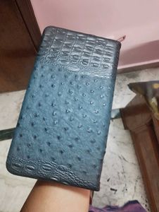 Exotic Leather Clutch
