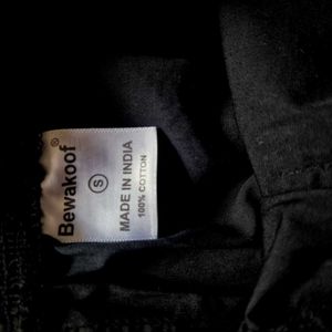 Bewakoof Women&#39;s Black Shorts