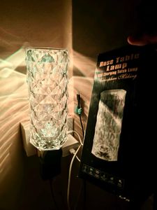 Crystal Rose Table Lamp