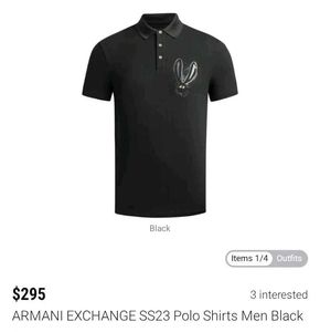 ARMANI EXCHANGE Bunny Logo Men&#39;s Tshirt