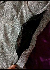 Silver Prom/Bodycon Dress