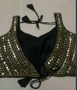 Black Mirrorwork Blouse✨✨✨