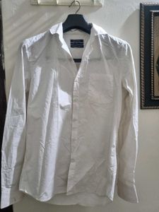 White Long Sleeve Mens Shirt