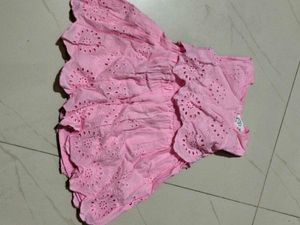 Pink Frock 3-6months