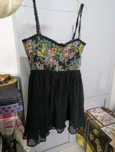 Floral Corset Mini Dress