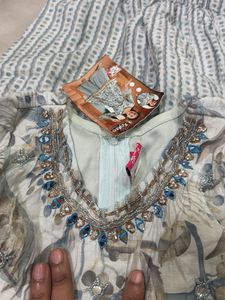 Floral Print Kurta with Sharara