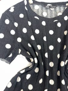 Zara Polka Dot Top