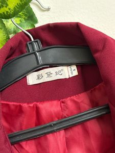 Maroon Blazer - Stylish &amp; Chic