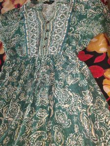 Mutli Green 💚 Maxi Dress