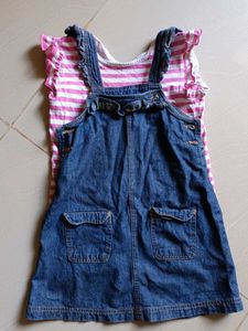 Dungaree Set For Kids 5 Year