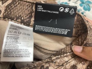 Snakeskin Print Pants