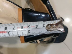 Black Transparent Heel