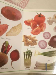 Vegetable Board Book For Small Kids