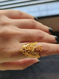 Traditional Golden Temple Ring