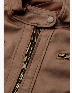 Stylish Brown  Leather Jacket