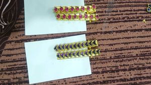 Hair Pins with Colorful Stones