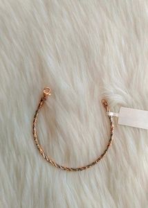 925 Elegant Twisted Bracelet Wth Hallmark