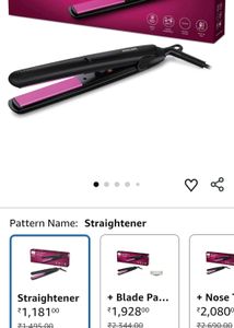Philips Selfie Hair Straightener