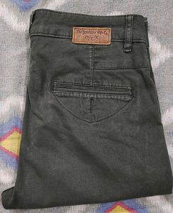 Roadster Olive Green Chinos - Size 30