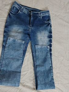 Blue  Girl Jeans,, 28 Size,,full Stretchable