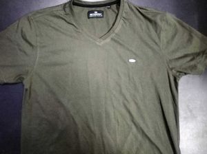 V Neck Tshirt Green