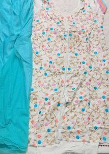Elegant Embroidered Kurta Set