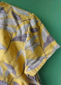 Tropical Print Crop Top
