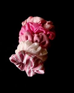 Pink Scrunchie Set
