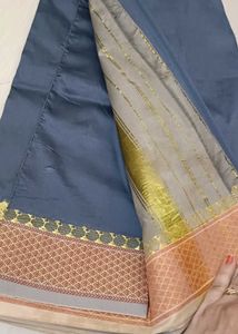 Elegant Grey Saree