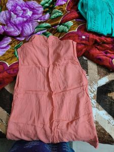 Peach Sleeveless Top