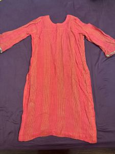 Coral Kurti Set