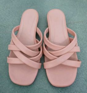 Cute Pink Slip-On Sandals