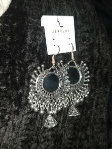 Silver Mirror Earrings