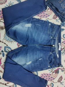 Zara Blue Denim Jeans - Size 32