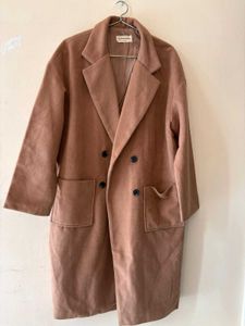 Tan Wool Blend Coat