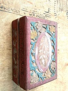 Vintage Carved Wooden Box