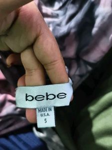 BEBE DYE PRINTED DRESS