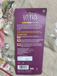 🎊Flat 50% Off-Lotus Colorkick Kajal Intense Black