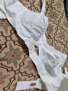 Pure Cotton Soft Material White Bra