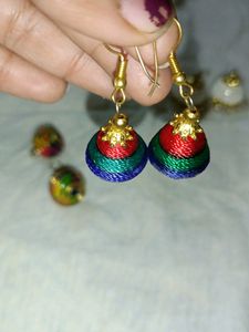 beautiful small earrings pack of three combo
