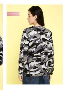 Camo print sweatshirt
