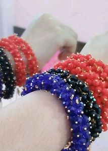 Beaded Bangle Bracelet