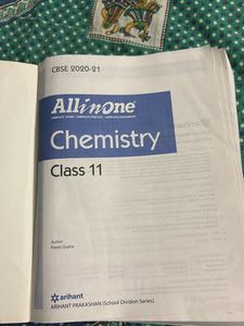 Class 11 Chemistry All In One Arihant